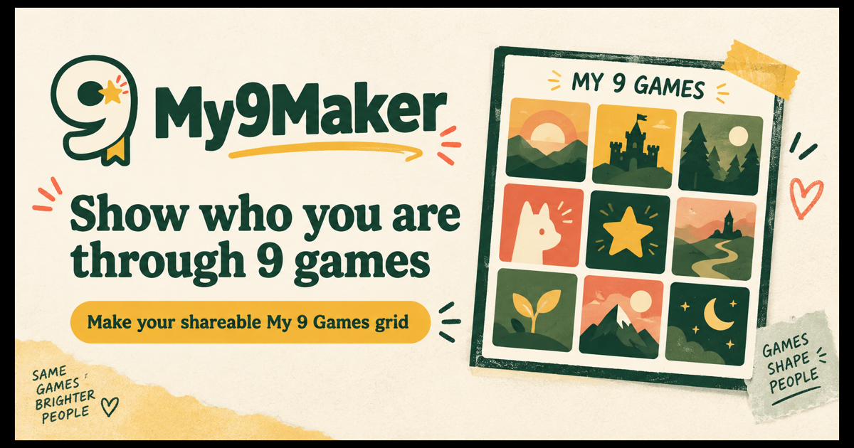 My 9 Games Maker – Free 9 Games That Made Me Grid